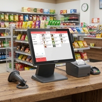 Système de caisse tactile capacitif pour restaurant, vente en gros d'usine, caisse enregistreuse pour petites entreprises