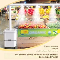 Humidificateur ultrasonique portable électrique 35L avec stérilisation pour usage hôtelier, domestique, commercial et industriel
