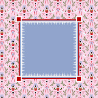 Tapis de table de mahjong série M192 avec motif peint coloré, housse de table antidérapante pour jeu de table et cadeau