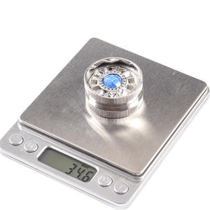 Nuevo Molinillo de 42 mm, 2 Piezas, Metálico, Creativo, para Tabaco, Regalo, Aleación de Zinc, para Hierbas - Product Image 4