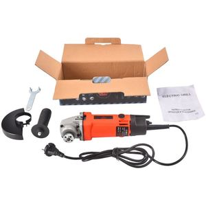 Amoladora angular portátil de grado industrial/DIY, fabricada en China, con enchufe, certificación CE, 11000 RPM, con interruptor trasero para pulido - Product Image 6