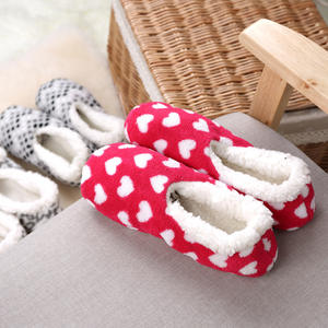 Mocassins tendance pour femmes, doublure en peluche, antidérapants, motif cœur, vente en gros d'usine - Product Image 4