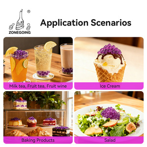 Perles de boba éclatantes <span class=keywords><strong>au</strong></span> goût de <span class=keywords><strong>caramel</strong></span>, 3 kg, à forte teneur en jus et texture éclatante, prêtes à l'emploi pour les smoothies et les bubble tea - Product Image 3