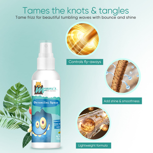 Kit di Prodotti Naturali per la Cura dei Capelli Ricci dei Bambini 'Mommy's Little Monster' a Marchio Privato per Capelli Afro - Product Image 4