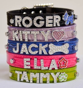 Actory-collar de perro con letras ostentosas, accesorio ersonalizado con hebilla ostentosa - Product Image 5