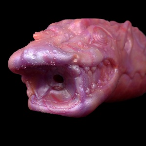 GEEBA Oral - Copa de succión de pene de boca grande para animales, tapón anal de simulación, molde de nalgas para masturbación masculina, juguete sexual de silicona para adultos - Product Image 3