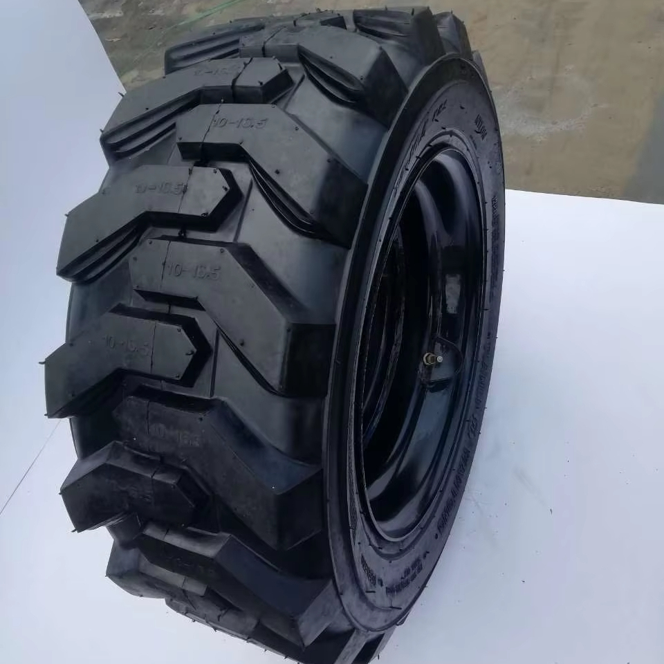 Factory Supply High Load Bias Pneumatic Tire 10-16.5 12-16.5 14-17.5 15-19.5 15-625 26x12D380 for Boom Lift Skid Steer Loader