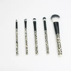 5Pices Cosmetic Brushes Set Eyebrow Powder Lip Color Brush Kit