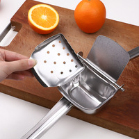 Presse-agrumes moderne en acier inoxydable 304 pour petits fruits Presse-jus d'orange manuel avec presse-fruits à grenade et citron