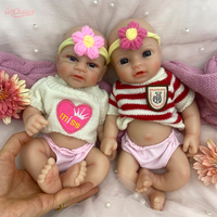 Muñecas Reborn Personalizadas de 12 Pulgadas, Mini Muñecas de Silicona Realistas, Tono de Piel y Cabello Personalizables, Pedidos al por Mayor OEM/ODM