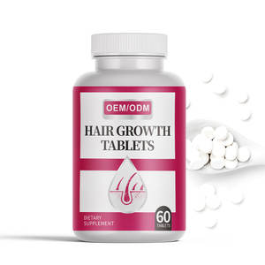 Suministro de fábrica, precio bajo, suplemento alimenticio natural para la salud, tabletas de <span class=keywords><strong>crecimiento</strong></span> rápido del cabello para hombres y mujeres - Product Image 5