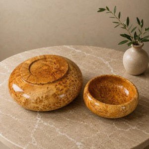 Elegant Premium Acacia <b>Wooden</b> Serving <b>Bowl</b> <b>Large</b> Handmade Natural Wood Decorative <b>Bowl</b> for Fruits Salads Snacks At Good Prices - Product Image 6