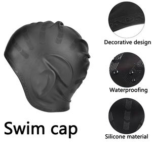 Gorro <span class=keywords><strong>de</strong></span> natación elástico, gorro deportivo <span class=keywords><strong>de</strong></span> silicona <span class=keywords><strong>para</strong></span> nadar, gorro <span class=keywords><strong>protector</strong></span> <span class=keywords><strong>de</strong></span> orejas cómodo elástico <span class=keywords><strong>para</strong></span> el cabello <span class=keywords><strong>para</strong></span> <span class=keywords><strong>piscina</strong></span> - Product Image 2