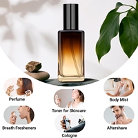 Flacons pulvérisateurs en verre ambré rechargeables, atomiseurs de parfum à brume fine, flacons vides en verre pour cheveux, parfum, voyage