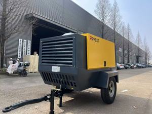 Compresseur d'<span class=keywords><strong>air</strong></span> diesel 93KW 125HP 350CFM 10bar avec moteur Cummins, unité à vis portable, bloc compresseur pour <span class=keywords><strong>marteau</strong></span>-<span class=keywords><strong>piqueur</strong></span>, brise-route et perforatrice de roche - Product Image 2