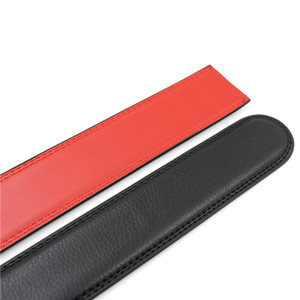 <span class=keywords><strong>Ceinture</strong></span> en <span class=keywords><strong>cuir</strong></span> véritable noire et <span class=keywords><strong>rouge</strong></span> pour homme avec boucle automatique, sans boucles, <span class=keywords><strong>ceinture</strong></span> à cliquet, usine YiWu LQbelt - Product Image 6