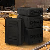 Cas de vol anti-choc professionnel de l'usine de Guangzhou 2U/3U/4U Rack Case Hot Selling Tool Cases 220v Voltage