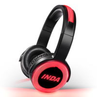Headphone HiFi RF770 Silent-Disco dengan Lampu LED TOP, Headset Nirkabel untuk Pesta Silent Disco