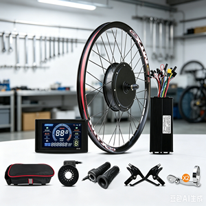 Easy Install 52V 2000W Brushless Gearless Rear Hub Motor <b>Electric</b> Bike DIY Conversion <b>Kit</b> for 26 28 inch e-bike conversion <b>kit</b> - Product Image 1