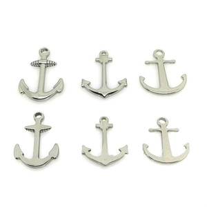 Breloques nautiques en acier inoxydable-pendentifs de roue de bateau de gouvernail d'<span class=keywords><strong>ancre</strong></span>-résultats de bijoux de thème <span class=keywords><strong>marin</strong></span> - Product Image 3