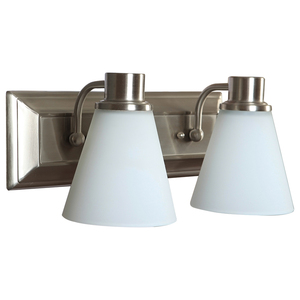 Single-Head Brushed Nickel <b>Wall</b> <b>Sconce</b> LED Vanity <b>Light</b> Fixture with Decorative for Hotel Home Bedroom Bathroom - Product Image 2
