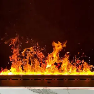 Home 3d Zerstäubung kamin Europäische Dekoration eingebettete elektronische Simulation Flamme TV-Schrank Luftbe feuchter automatisches Wasser