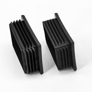 Accessoires de meubles Xinglong, embout carré pour tube 60x80mm, embout en acier pour pied de chaise de bureau - Product Image 2