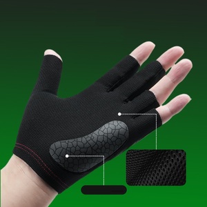 Gants de billard en gros avec logo personnalisé, gants de snooker à 5 doigts pour la main gauche, gants de billard pour queue de billard - Product Image 3