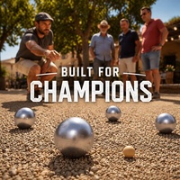 Boule de pétanque ZQURE renforcée, compétition, résistance aux chocs, 72 mm, lisse, sports de plein air