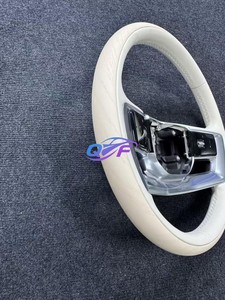 Volant en cuir perforé bois pour Land Rover Sport Range SVR L494 L405 <span class=keywords><strong>Evoque</strong></span> volant en bois - Product Image 4