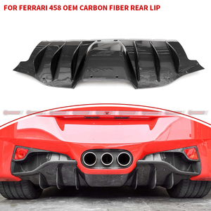 Diffuseur arrière de voiture en fibre de carbone sèche de style OEM à prix raisonnable pour Ferrari 458 - Product Image 4
