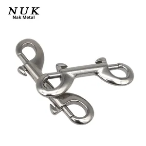 Крюк-карабин из нержавеющей стали 316 с двойной головкой, тип B, для собачьей цепи, быстросъемный крюк для дайвинга, аксессуар для активного отдыха - Product Image 4