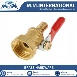 Robinet à bille en laiton à forte demande avec queues de tuyau en laiton massif, arrêt d'eau disponible au prix de gros - Product Image 6