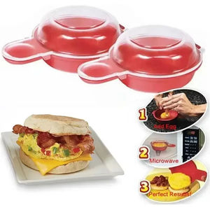 Prensa Manual para Hamburguesas Easy Eggwich, Utensilio para Hacer Omelets y Hamburguesas en el Microondas - Product Image 5