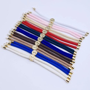 <span class=keywords><strong>Bracelet</strong></span> curseur réglable <span class=keywords><strong>Bracelet</strong></span> d'amitié en nylon à <span class=keywords><strong>cordon</strong></span> torsadé avec breloque <span class=keywords><strong>arbre</strong></span> <span class=keywords><strong>de</strong></span> <span class=keywords><strong>vie</strong></span> en laiton pour la fabrication <span class=keywords><strong>de</strong></span> bracelets à bricoler soi-même - Product Image 2