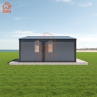Maison modulaire en conteneur avec chambre, salon, cuisine et salle de bain, détachable, pour bureau, villa, hôtel, magasin, extérieur