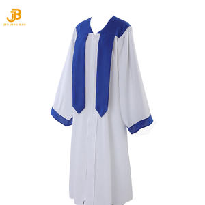 Tuniche Clericali Bianche Personalizzate di Fabbrica, Abiti da Sacerdote all'Ingrosso, Abbigliamento <span class=keywords><strong>per</strong></span> Coro - Product Image 1