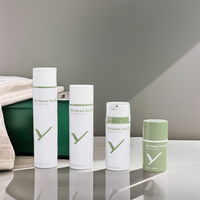 Bouteille en plastique PP sans air carrée de luxe 50ml 100ml 150ml et 200ml Capacités Utilisation pour shampooing parfum eau et soins de la peau avec pompe