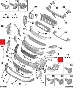 Adecuado para los soportes de faros delanteros de <span class=keywords><strong>Peugeot</strong></span> 3008, 4008 y 5008 (<span class=keywords><strong>modelos</strong></span> 2021-<span class=keywords><strong>2023</strong></span>) - Product Image 4