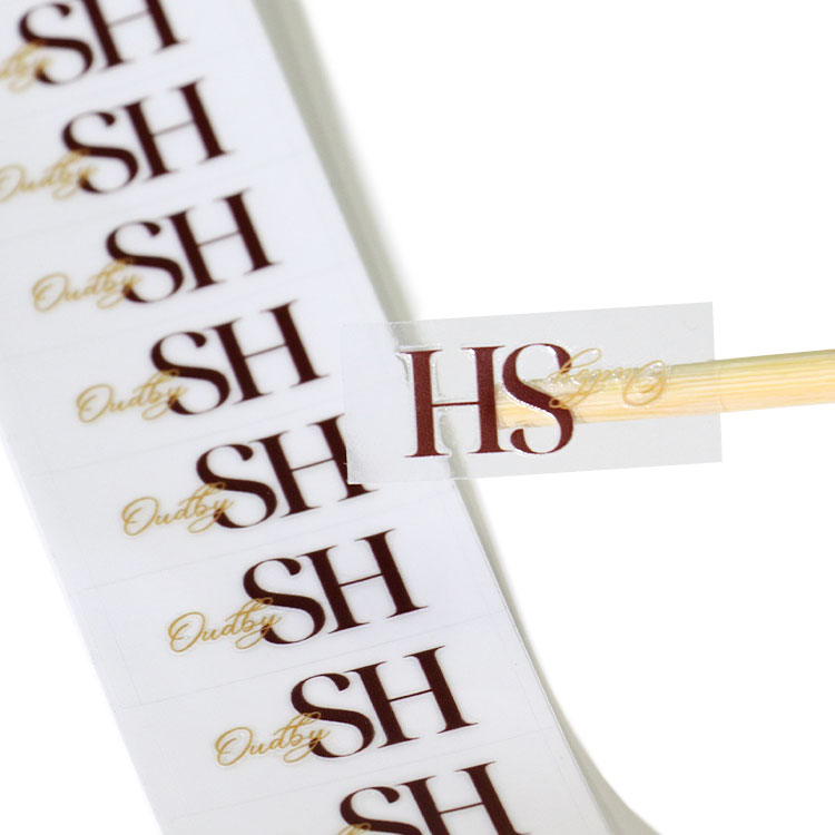 Waterproof Customized UV Transfer Sticker Printed Metallic Sticker Luxury 3D Logo Metal Rose Gold Transfer Sticker