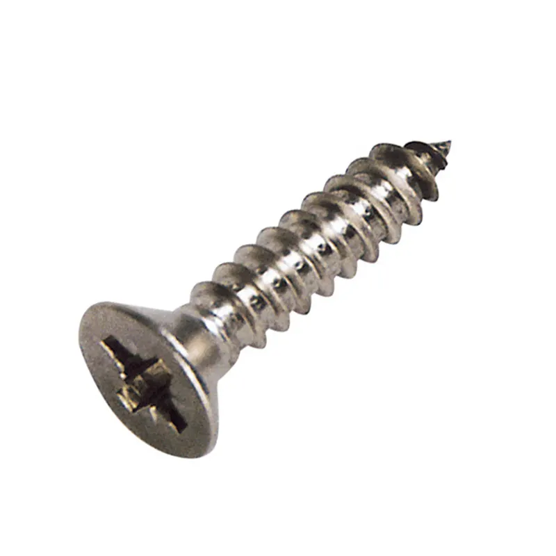 china factory price high quality SS 304 316 countersunk flat Self Tapping stainless steel screw