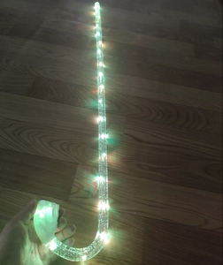 Bastón recargable con luz LED de colores, accesorios <span class=keywords><strong>para</strong></span> escenario de rendimiento KTV, muleta colorida <span class=keywords><strong>para</strong></span> decoraciones de fiesta - Product Image 1