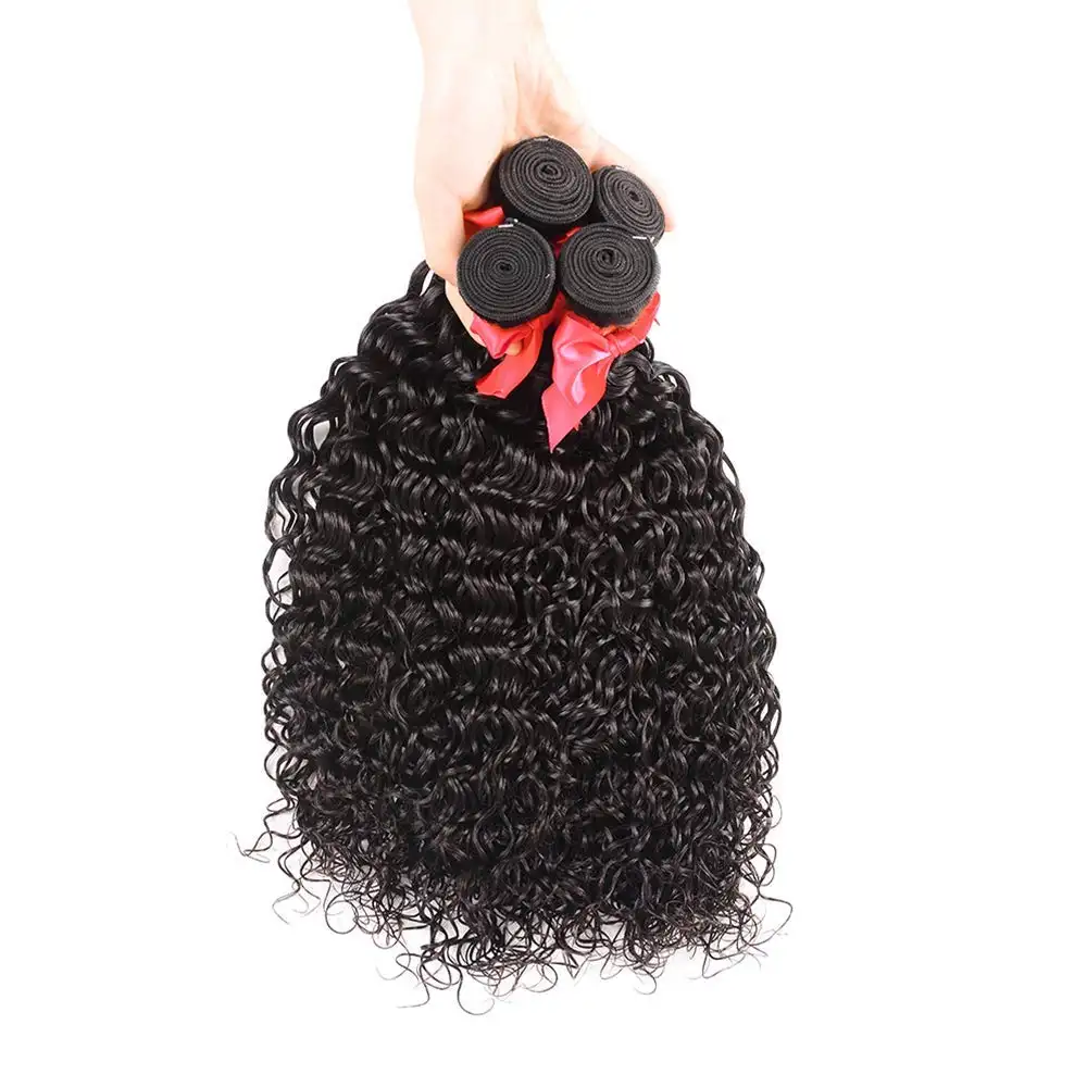 Brazilian Water Wave Hair Bulk For Women Wet and Wavy Human Hair Bulk For Braiding No Weft Braids Extensions Bundles 1Pcs