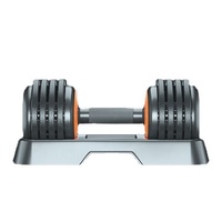 Équipement de gymnastique haltères Fitness réglable pas cher portable ensembles d'haltères en fonte 40kg