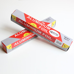 8011 Alüminyum Folyo Gıda Sınıfı Tek Kullanımlık Kağıt Ev Tipi Kağıt Alüminyum Folyo Rulosu Gıda Alüminyum Folyosu - Product Image 6