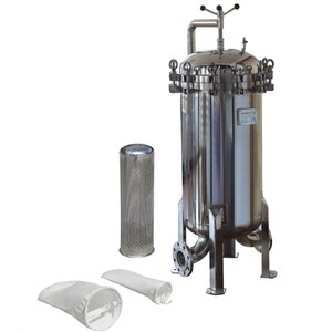 Suso304 316L alloggiamento filtro a cartuccia a sacco singolo alloggiamento filtro a cartuccia per olio liquido birra miele in acciaio inossidabile alloggiamento del filtro - Product Image 3