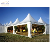 Tente de réception quatre saisons imperméable en PVC avec cadre en aluminium robuste blanc 20x20 20x30 20x40 pour événements commerciaux extérieurs