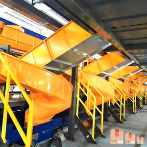 Luhui Alta Qualidade Tridimensional Armazém Espiral Inclinado Transportador Espiral Gravidade Transportadores Espirais para Classificação Carton Parcel - Product Image 5