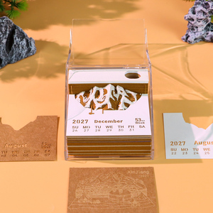 Bloc <span class=keywords><strong>de</strong></span> Notas 3D con Diseño <span class=keywords><strong>de</strong></span> Arquitectura <span class=keywords><strong>de</strong></span> Xinjiang, <span class=keywords><strong>Ruta</strong></span> del <span class=keywords><strong>Seda</strong></span>, Calendario 2027, Notas Desprendibles con Tallado en Papel <span class=keywords><strong>de</strong></span> Lugares Emblemáticos, Cubo con Luz LED - Product Image 2