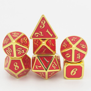 Set di Dadi Classici a Colori Solidi per Giochi da Tavolo DND, Angolo Retto, 7 Pezzi, Prodotto a Shenzhen, Vendita Diretta dalla Fabbrica - Product Image 5